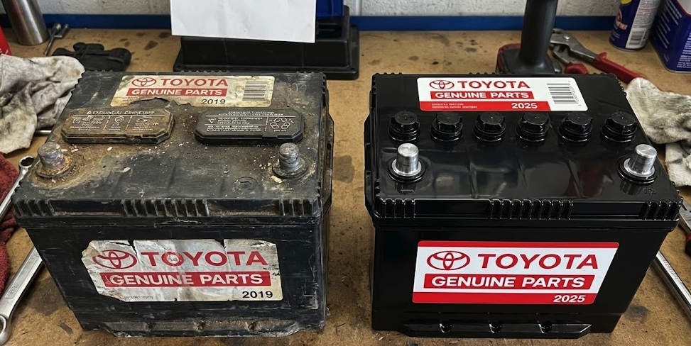 toyota battery lifetime replacement