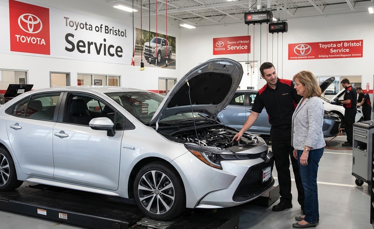 toyota of bristol toyota hybrid service
