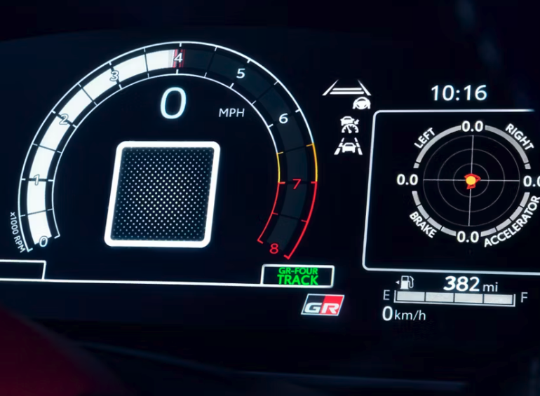 2026 toyota gr screen