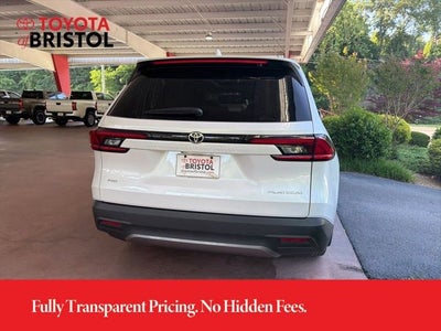 2025 Toyota Grand Highlander Platinum
