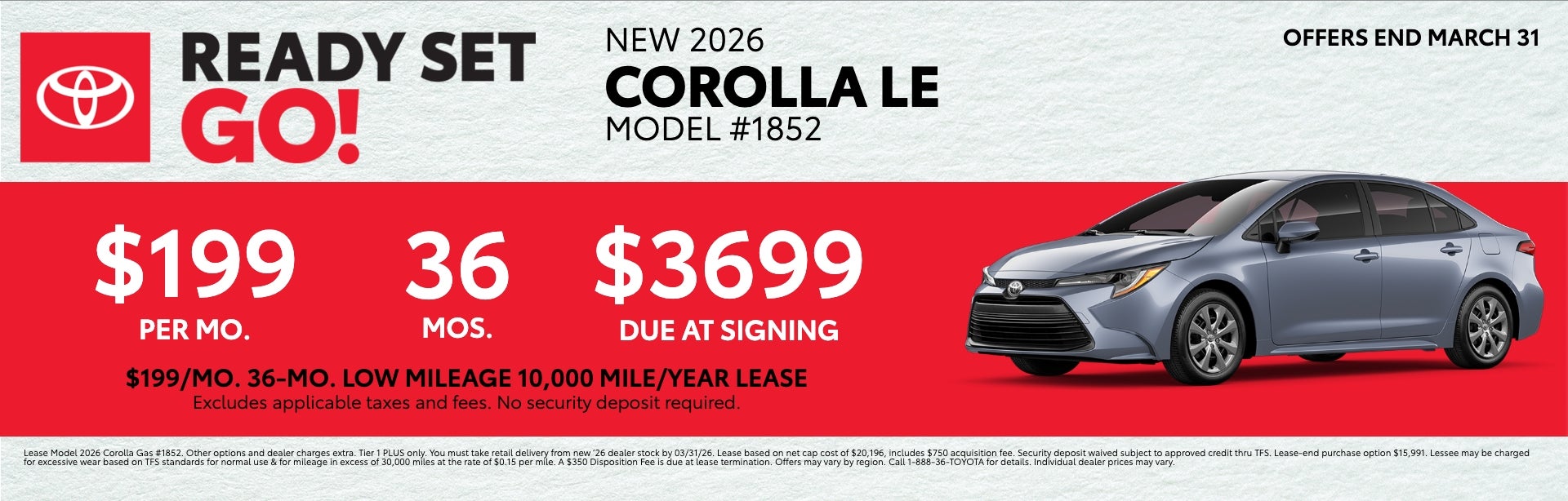 Toyota, Corolla, Lease