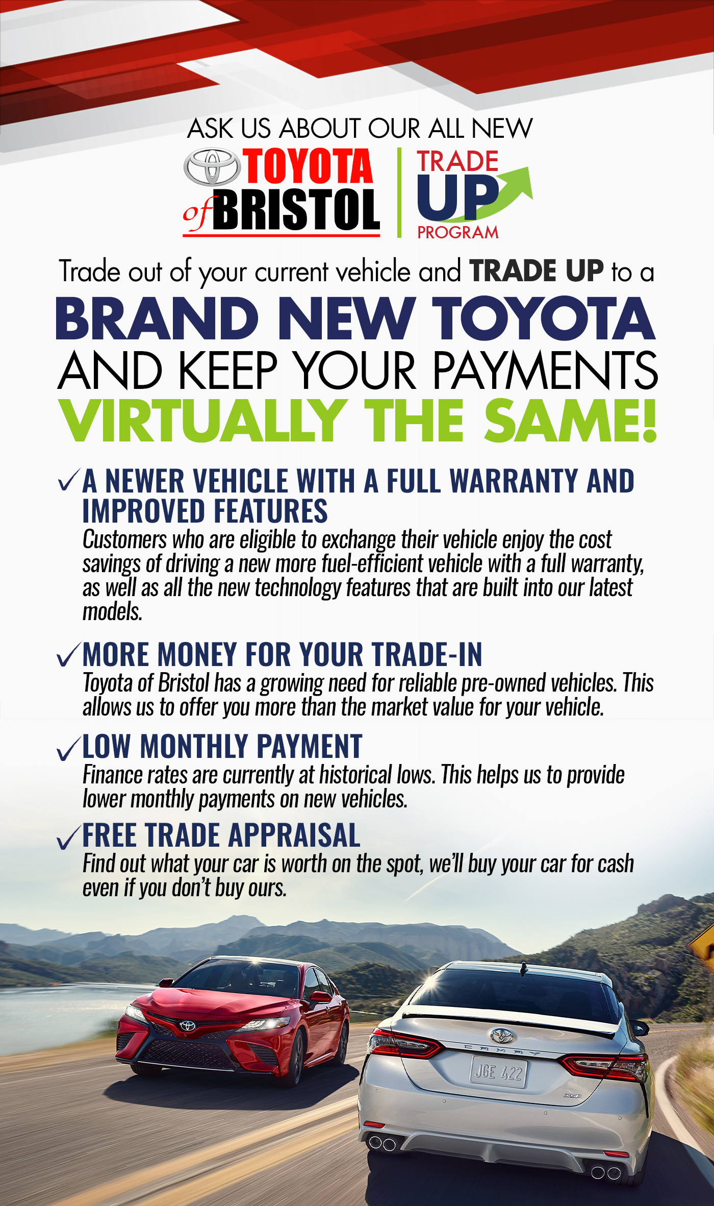 Trade Up Program in Bristol, TN